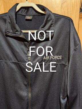❌ NOT AVAILABLE ❌ Air Force Men's Fleece Track Jacket Sz XL